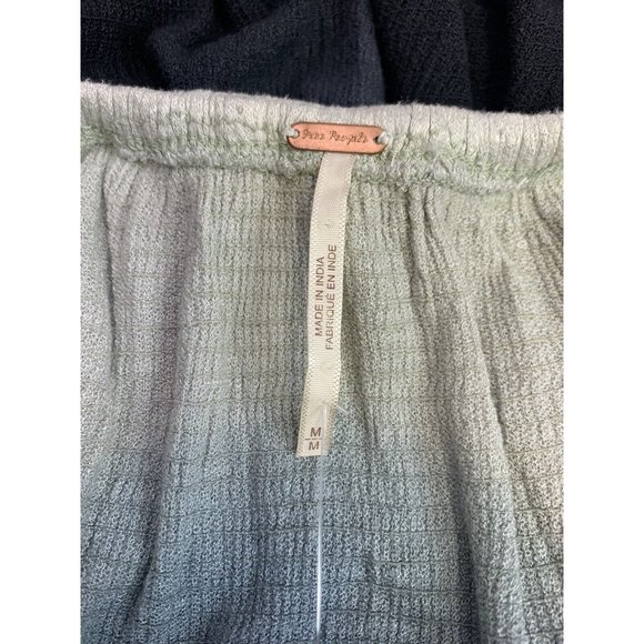 Free People Ombré Off The Shoulder Blouse Size M Soft Stretch Rayon Viscose NWT - Picture 6 of 12